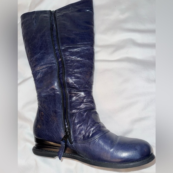 Miz Mooz Bobbie Midnight Blue Wide Calf Boot • size 8.5 US - Picture 3 of 15